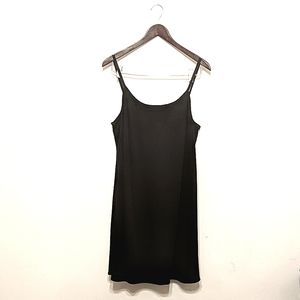 Vintage 90s Rampage black slip mini dress